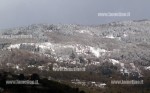 Lamezia: nevicata sulle colline attorno la città. Temperature ancora rigide