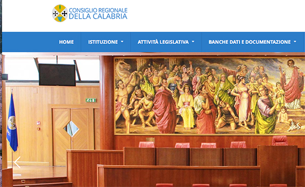 Online il nuovo sito del Consiglio regionale della Calabria il