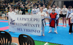 Campionato regionale di taekwondo, in gara 250 atleti con un forte messaggio contro la guerra takewwondo-ok_5088e.jpg