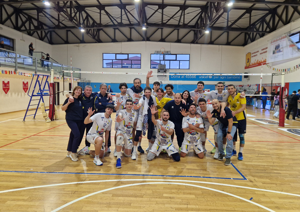 Raffaele Lamezia Pallavolo B maschile, vittoria a Sant’Agata Li Battiati