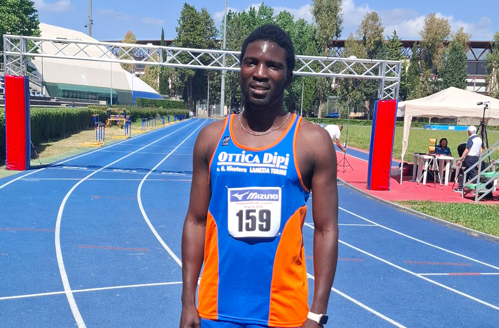 Libertas Lamezia, l’atleta Lamin Jarju esordisce con i primi posti