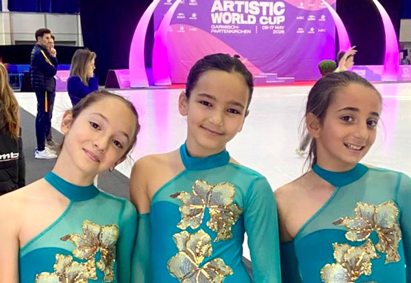 ASD Pattinaggio Lamezia presente alla World Cup di Garmisch con tre atlete