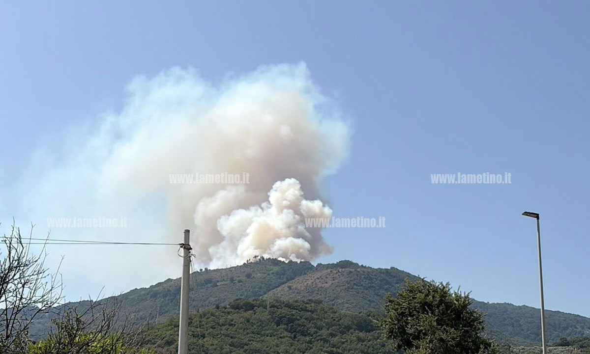 Lamezia Vasto Incendio Di Vegetazione Tra San Min E Acquafredda Al Lamezia Vasto Incendio Di Vegetazione Tra San Min E Acquafredda Al