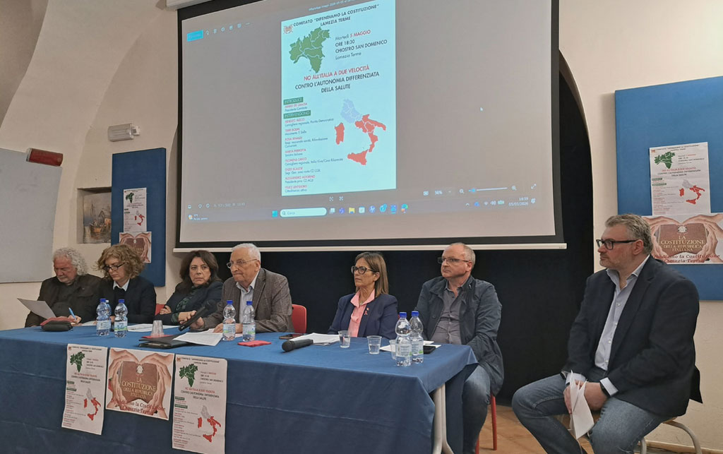 Sanità e autonomia differenziata: a Lamezia incontro fronte unitario contro “l’Italia a due velocità”