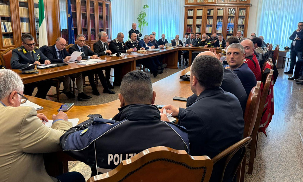 Riunito in Prefettura Comitato per l’Ordine e la Sicurezza Pubblica in vista della tappa del Giro d’Italia e del Jova Summer Party