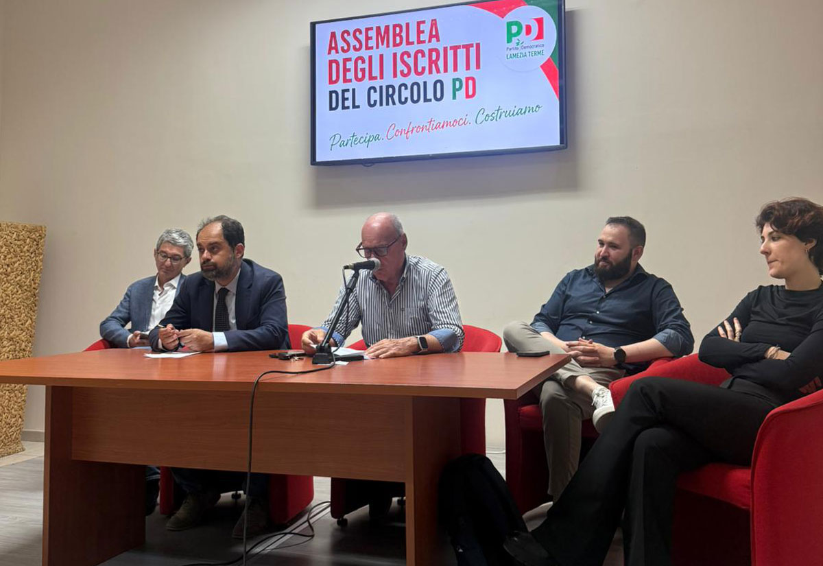 Assemblea del Pd di Lamezia: confronto sul futuro della citt