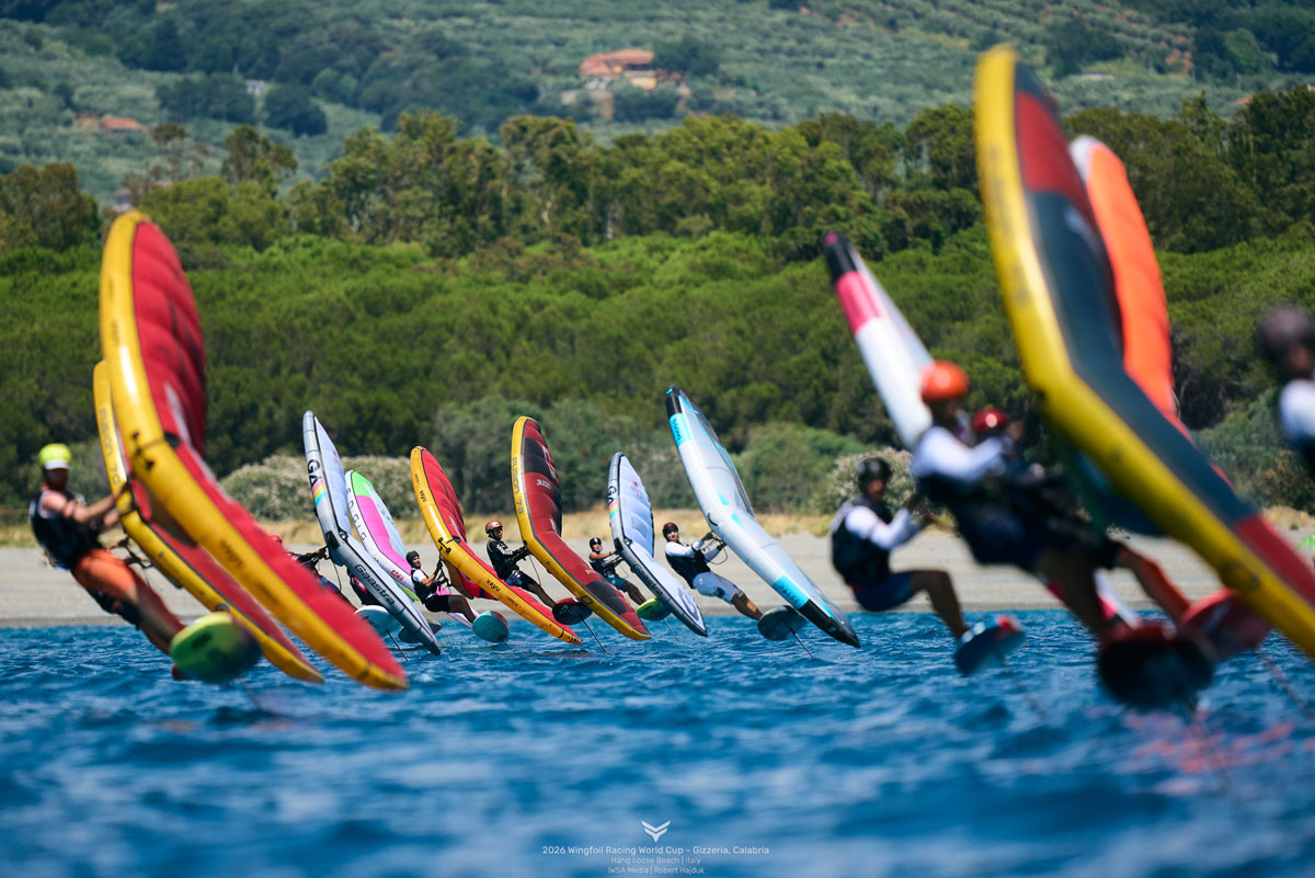 WingFoil Racing World Cup: Herbert e Picot al comando dopo due giornate di regate a Gizzeria