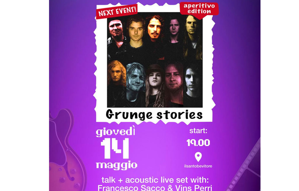 Lamezia, "Grunge Stories": decimo appuntamento dedicato al movimento di Seattle per “Sound & Vision”