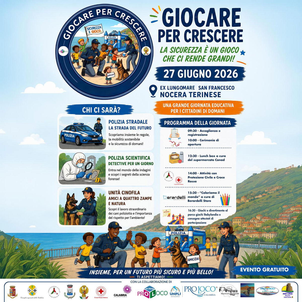 "Giocare per Crescere", a Nocera Terinese una giornata con l