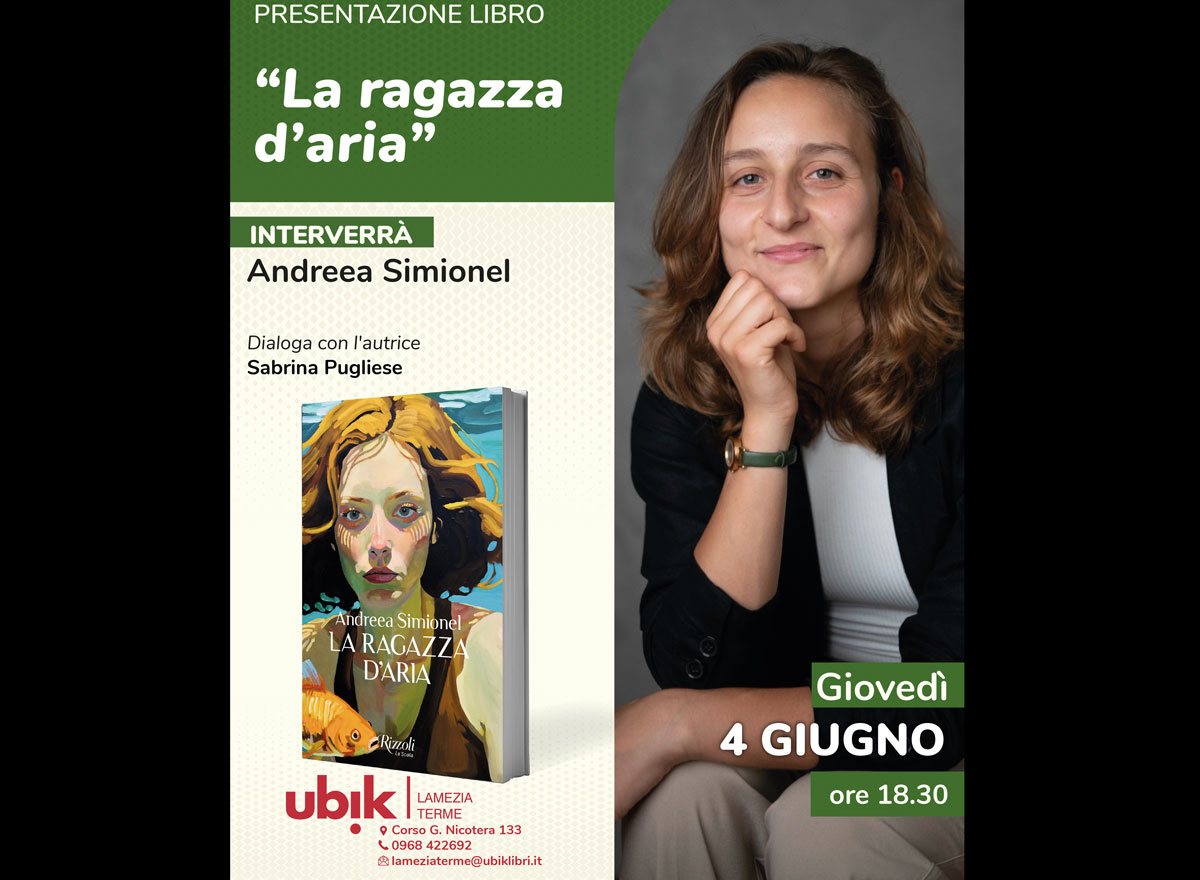 Lamezia, il 4 giugno presentazione del romanzo "La ragazza d