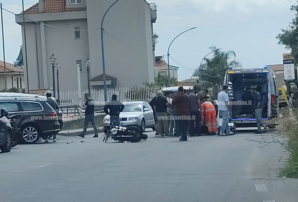 Lamezia, incidente in via dei Bizantini: ferito centauro