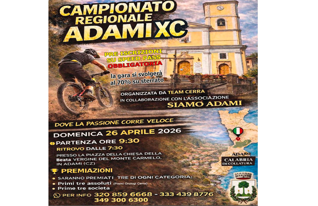 Adami di Decollatura si prepara al cross country: sport, territorio e passione in primo piano
