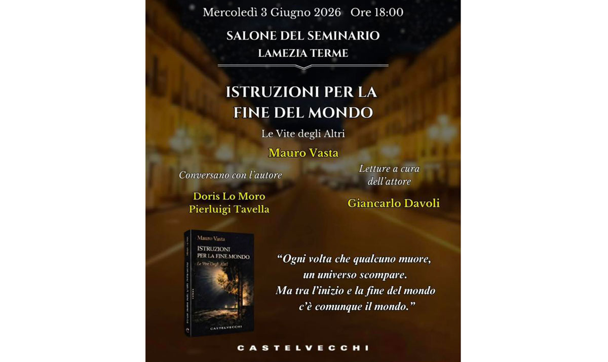 "Mauro Vasta e l’incanto del ritorno": a Lamezia la celebraz