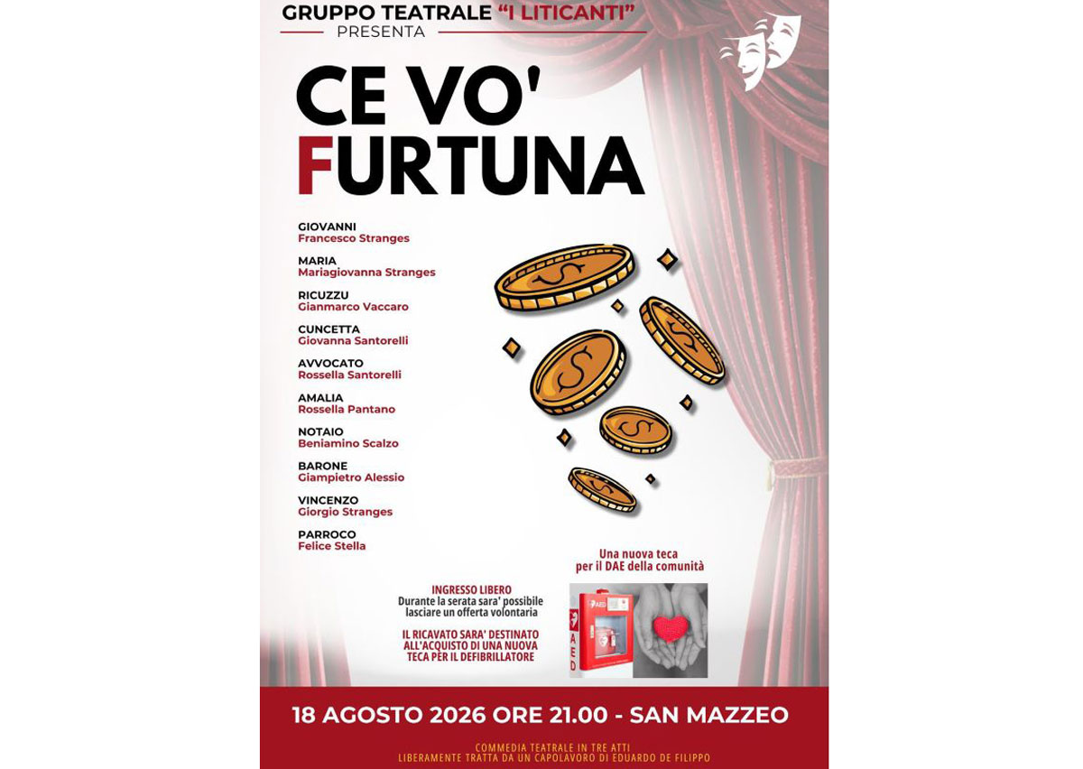 Conflenti torna a teatro: "I Liticanti" presentano la commed