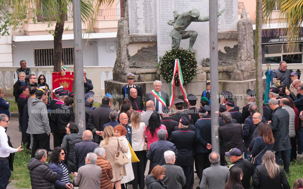 Lamezia, commemorazione 25 aprile nel segno della difesa dei principi di libertà, democrazia e pace