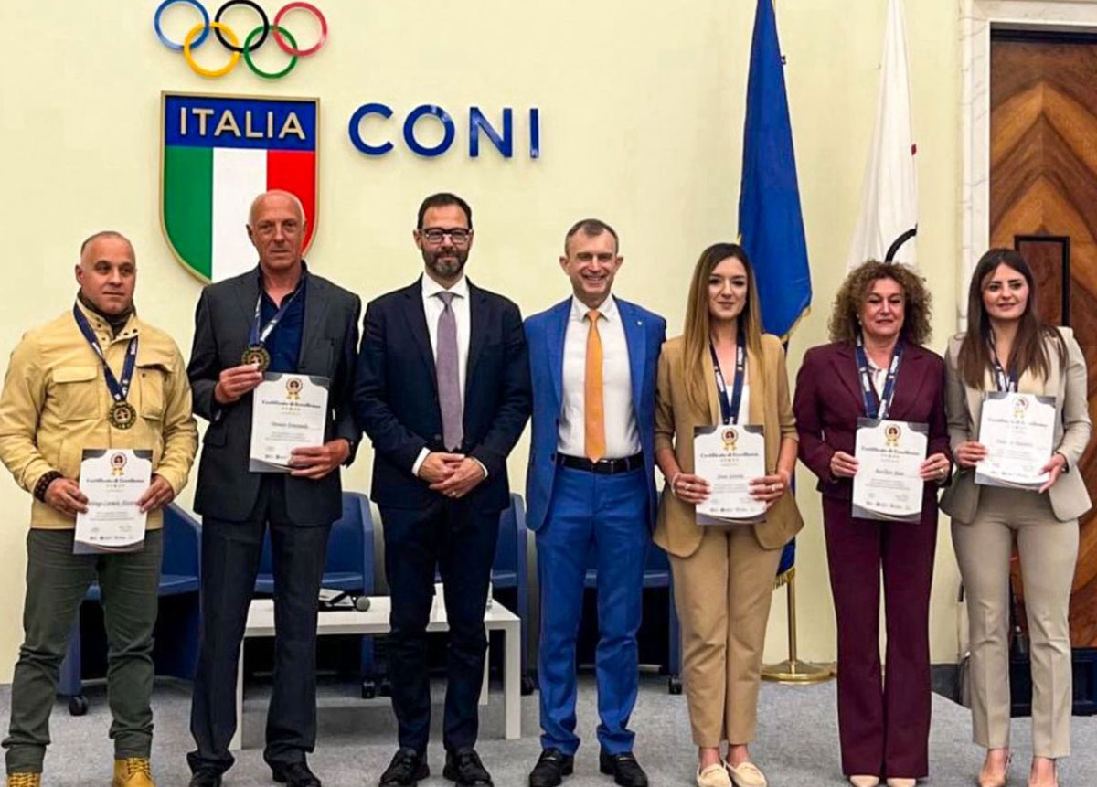 Premio Eccellenza Tecnici 2026 Coni a Roma anche a tre atlet