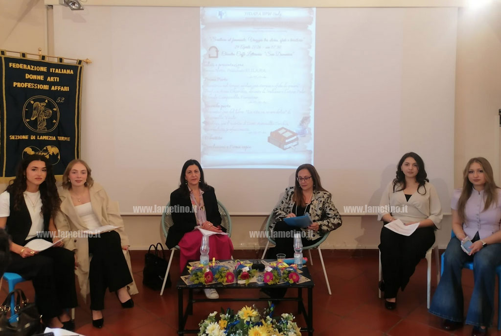 Lamezia, le donne nella Letteratura nell’incontro di Fidapa “Scrittura al Femminile: viaggio tra storia, sfide e territorio”