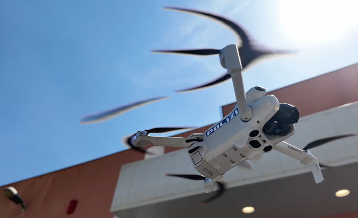 Polizia, arriva un nuovo drone in dotazione alla questura di