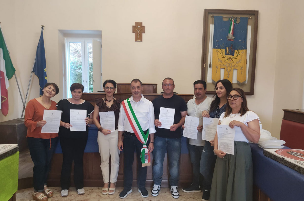 A Falerna stabilizzati i 7 Tirocinanti di Inclusione Sociale