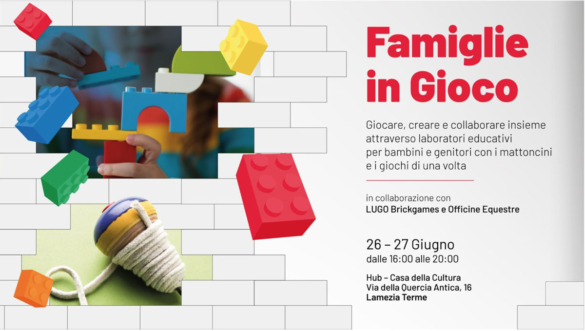 Lamezia: due pomeriggi dedicati a gioco, creatività e condiv