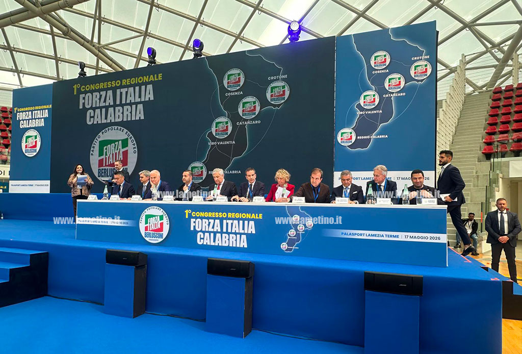 A Lamezia congresso regionale Forza Italia, Cannizzaro confermato segretario. Tajani: "Sempre più radicati"