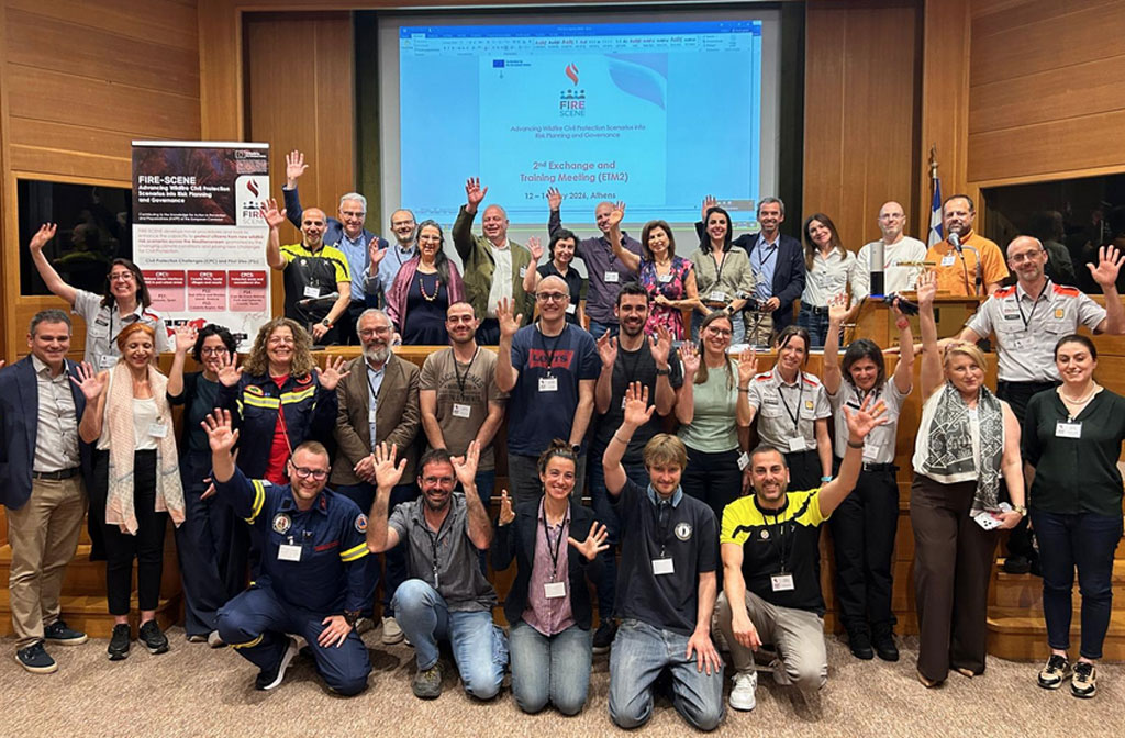 Incendi boschivi aree costiere: la Calabria in Grecia al “2nd Exchange and Training Meeting”