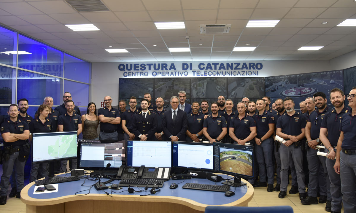 Questore Catanzaro visita Ufficio Prevenzione Generale e Soc
