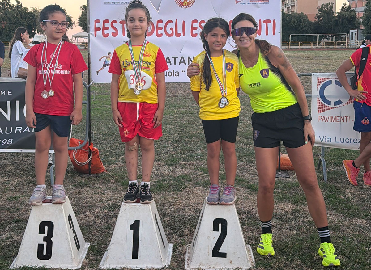 Futura Atletica Lamezia, podi e piazzamenti alla Festa degli esordienti