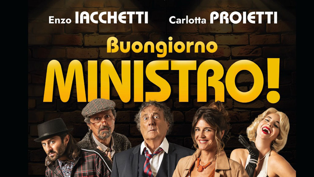 Lamezia, Enzo Iacchetti e Carlotta Proietti al Grandinetti con la commedia “Buongiorno Ministro!”