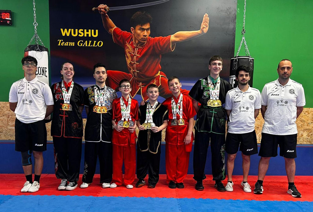 Wushu, dalla Calabria agli Internazionali CKA di Perugia: trionfo del Team Gallo