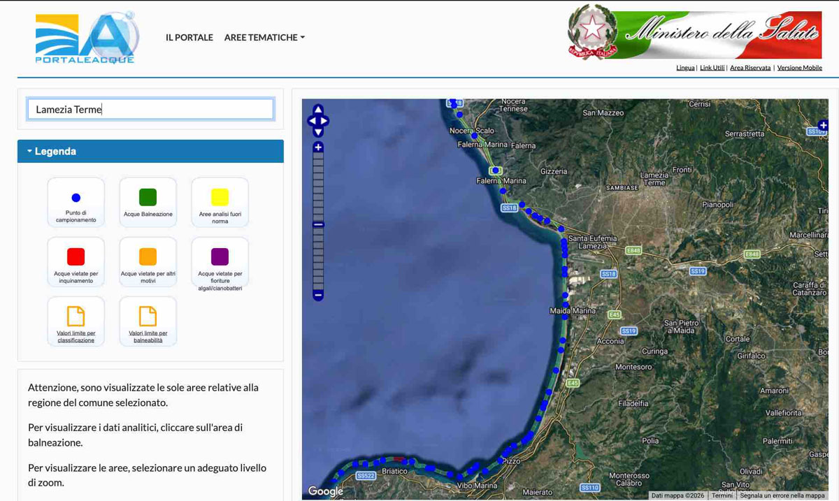 Geologo Pileggi: la geografia nascosta del mare calabrese: 649 aree di balneazione e 670,9 km di costa monitorata