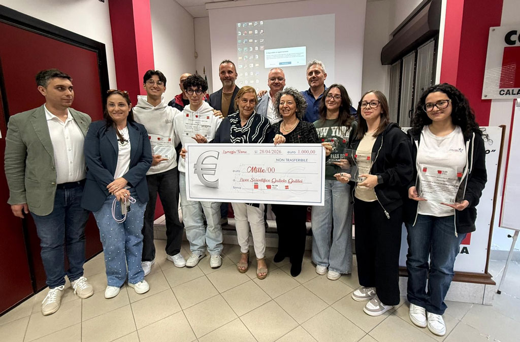 Sicurezza sul lavoro: il liceo Galilei di Lamezia vince il concorso di Cgil, Flc Cgil e Inca