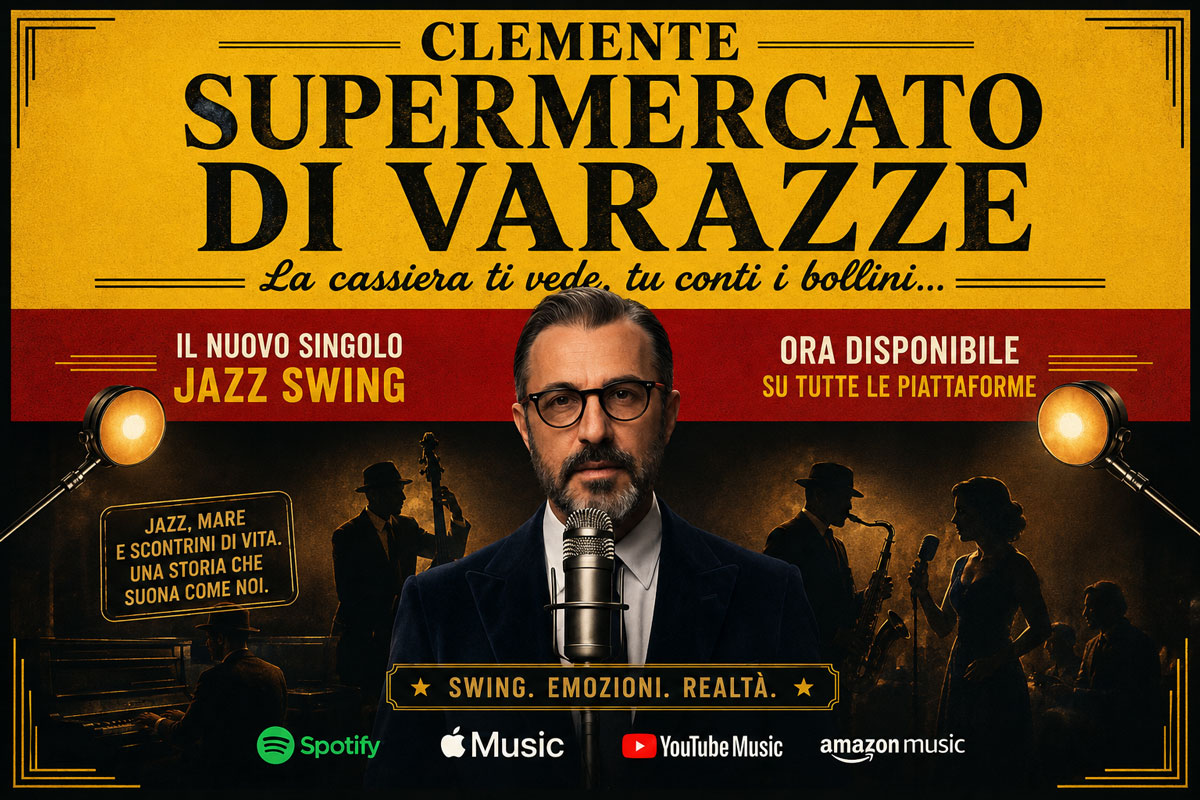 Cantautore di Martirano Lombardo Clemente conquista il web con brano jazz swing "Supermercato di Varazze"