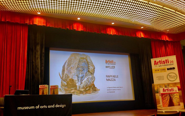 Lamezia, Raffaele Mazza recensito nell’Annuario “Artisti ‘26” presentato al Museo delle Arti e del Design di New York