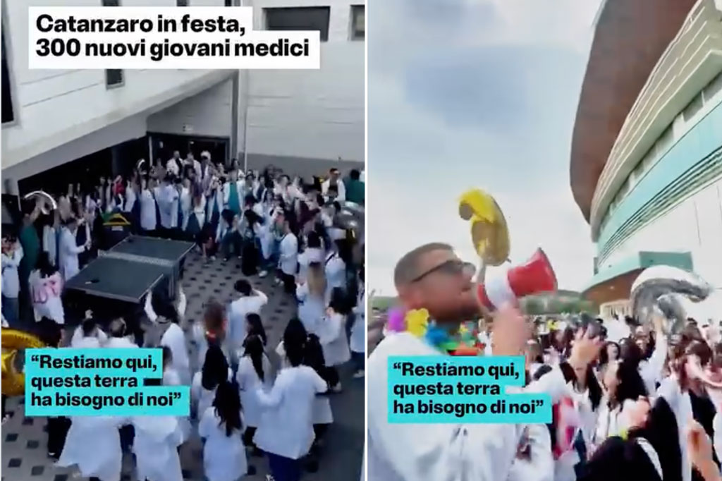 Festa di fine corso per 300 giovani medici, Occhiuto: "Il futuro della Calabria è già iniziato"