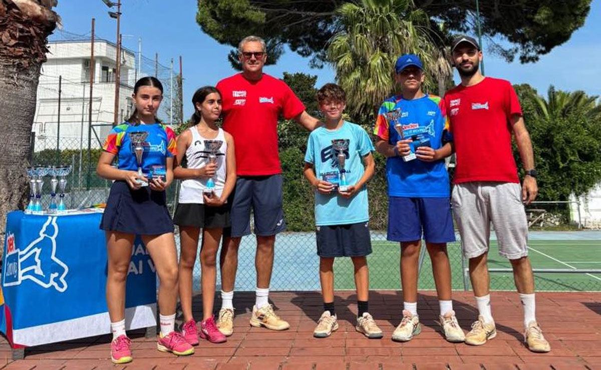Lamezia, torneo giovanile Tennis Trophy FITP Kinder Joy of M