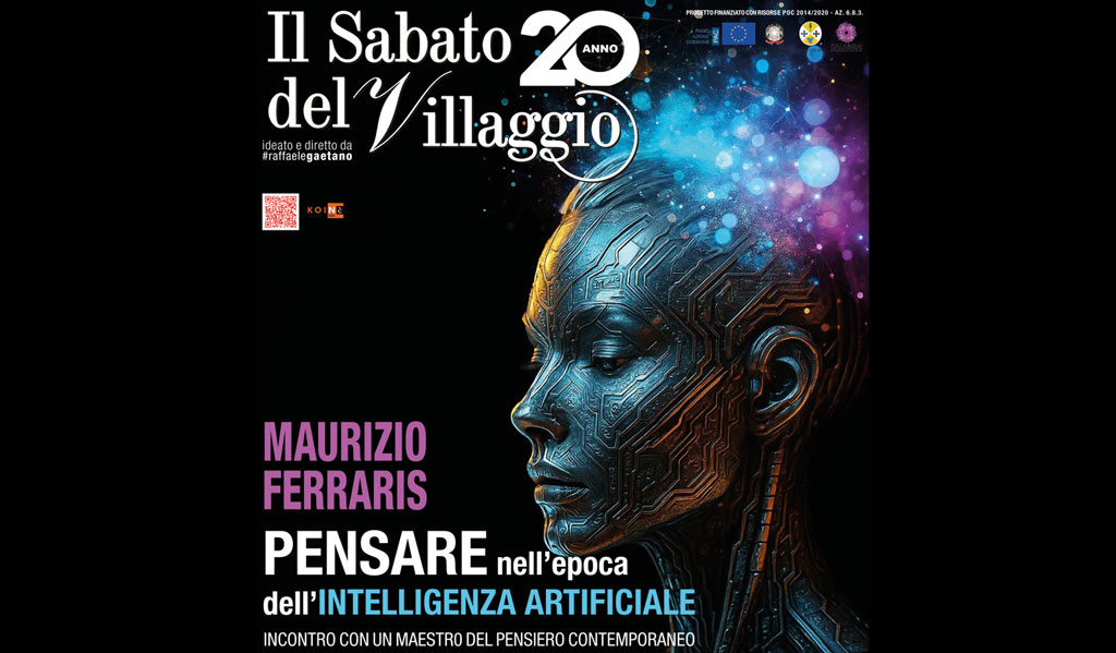 Lamezia, pensare al tempo dell’IA: Maurizio Ferraris chiude la rassegna "Il Sabato del Villaggio"
