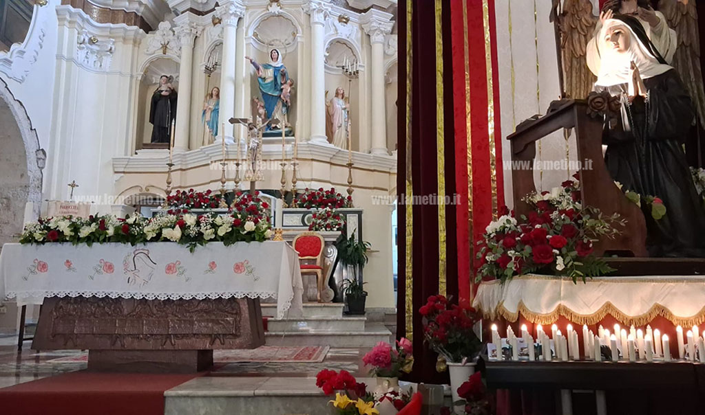 Lamezia in festa per Santa Rita: la benedizione delle rose e delle bambine