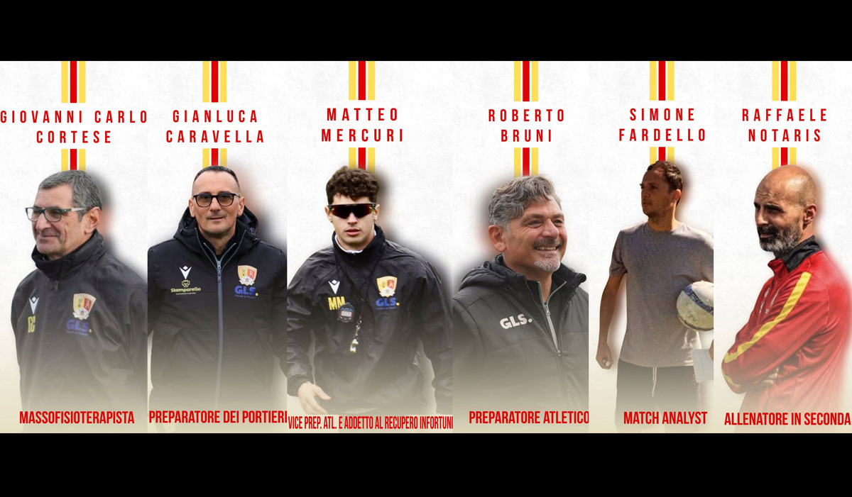 Il Sambiase delinea lo staff tecnico per la stagione 2026/2027