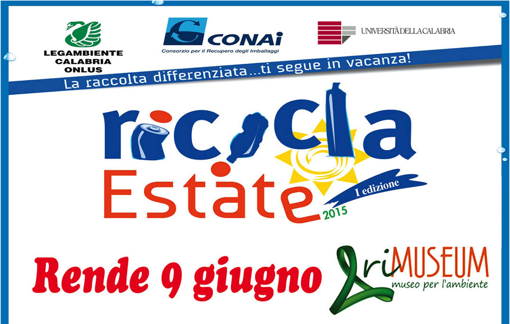 Calabria: al via prima edizione “Ricicla Estate”