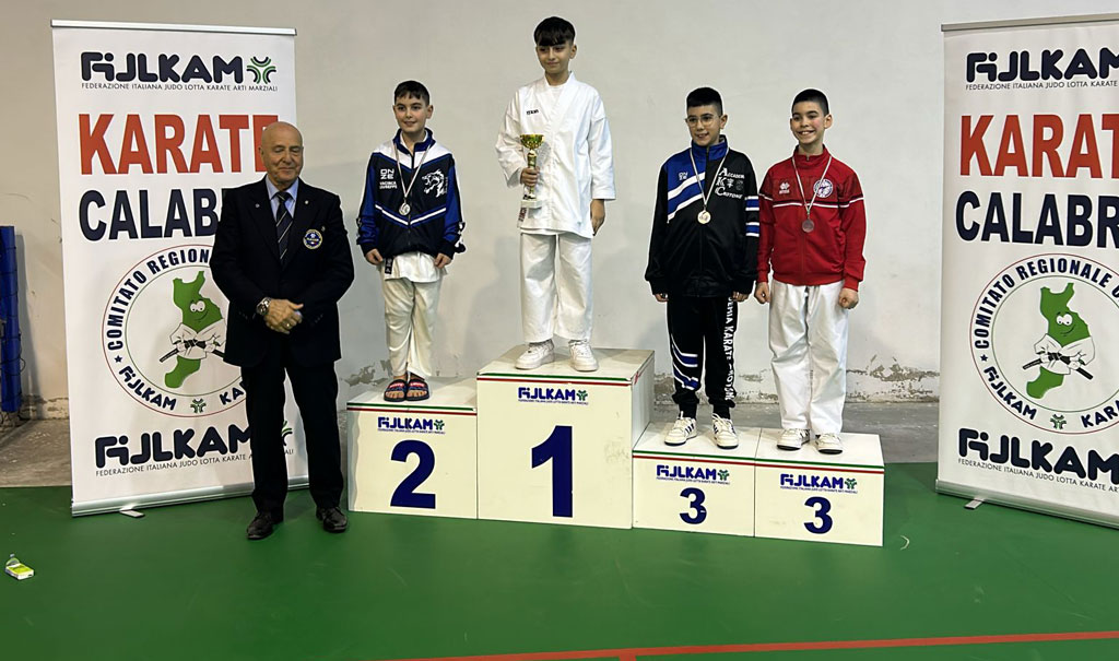 Atleti lametini sul podio al Gran prix Interregionale di karate Brutium