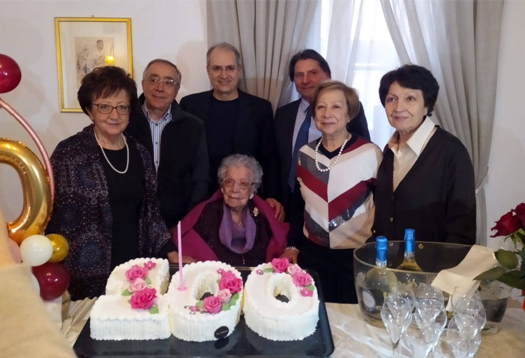 Lamezia, festa per i 100 anni della signora Agata Puglisi