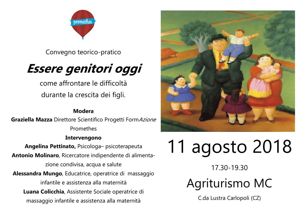"Essere genitori oggi: le nuove frontiere dell’educazione", 11 agosto convegno a Carlopoli 