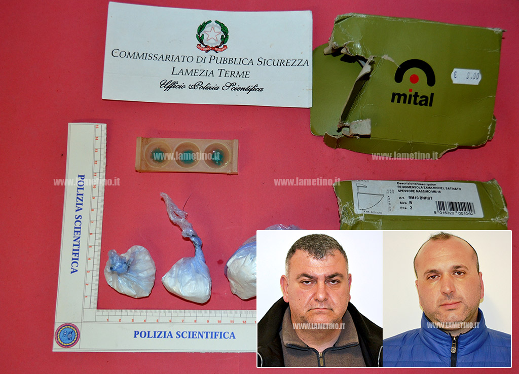 Lamezia, due arresti per possesso di cocaina