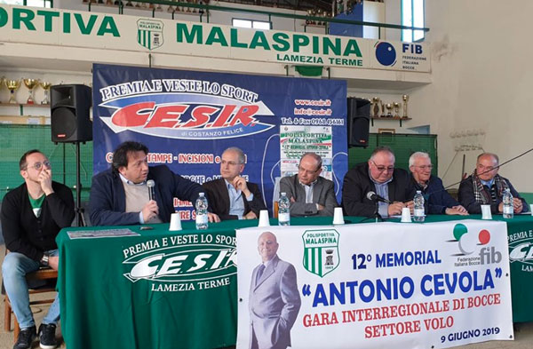 Lamezia, presentata 12° edizione del memorial “Antonio Cevola” al bocciodromo della Polisportiva Malaspina