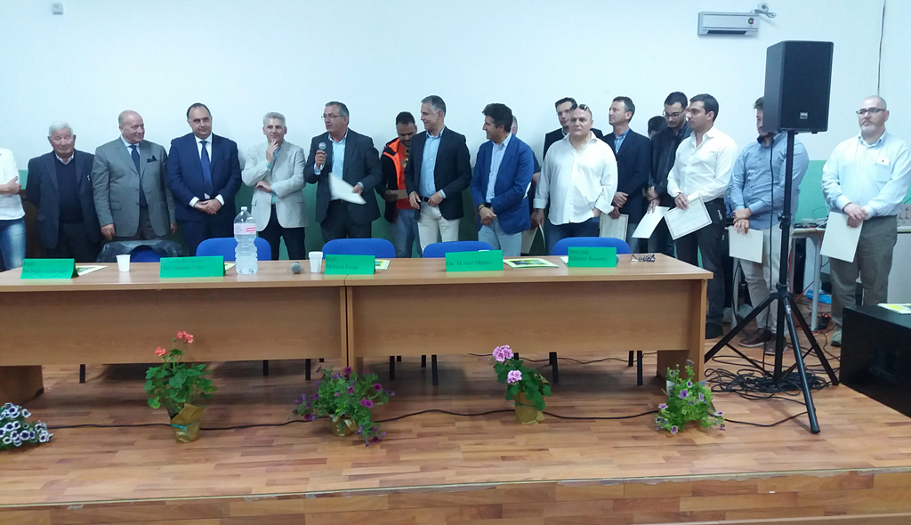 Cerimonia di fine corso assaggiatori di olio d'oliva a Gizzeria