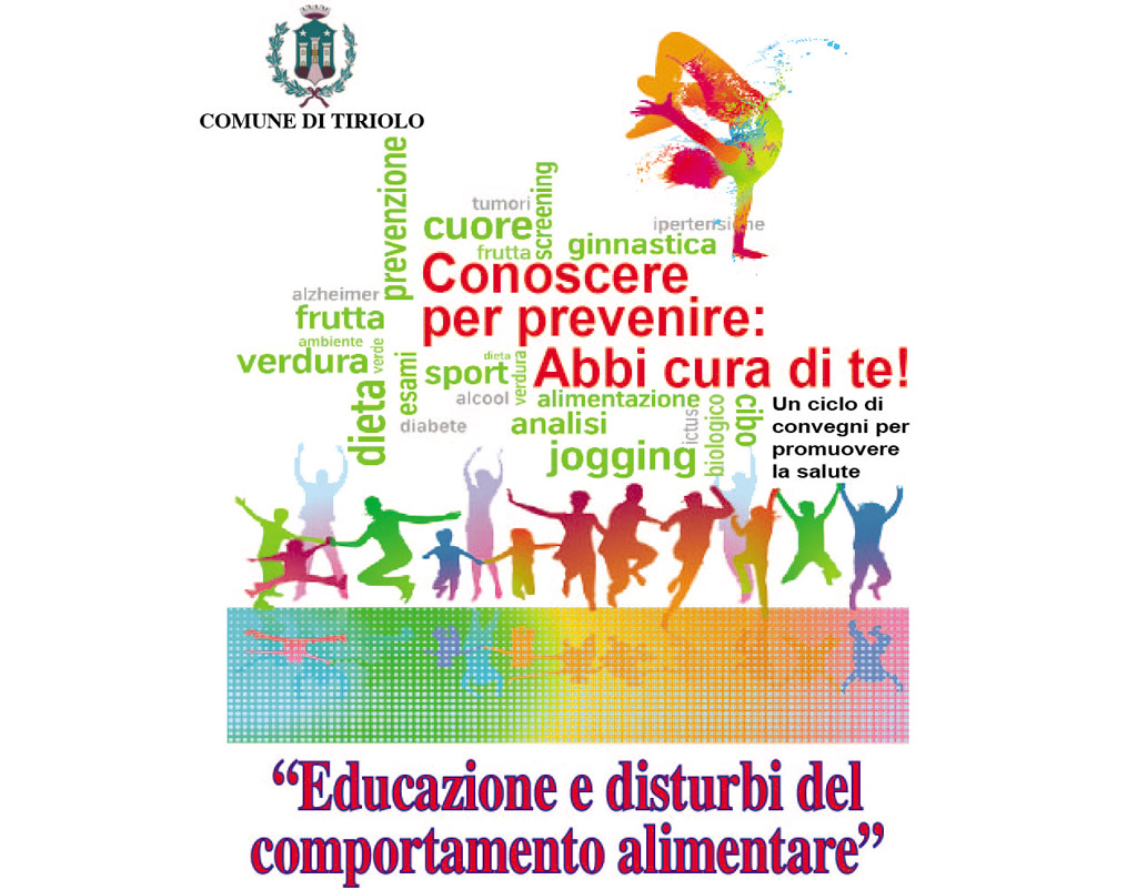 "Educazione e disturbi del comportamento alimentare" il 20 gennaio a Tiriolo