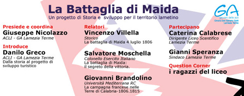 Lamezia: Convegno “Battaglia di Maida” al Liceo Scientifico