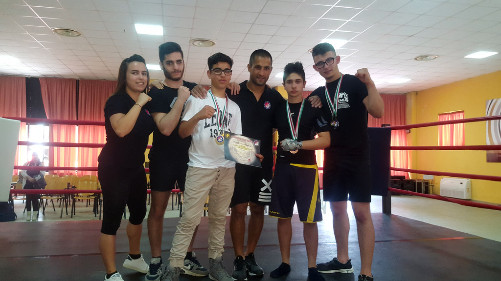 Atleti del Fight Club Lamezia a Siderno