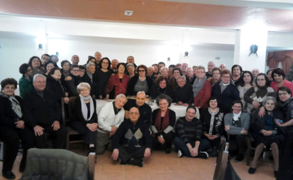 Lamezia, festa di tesseramento 2017 dell'associazione “Anni d’argento”
